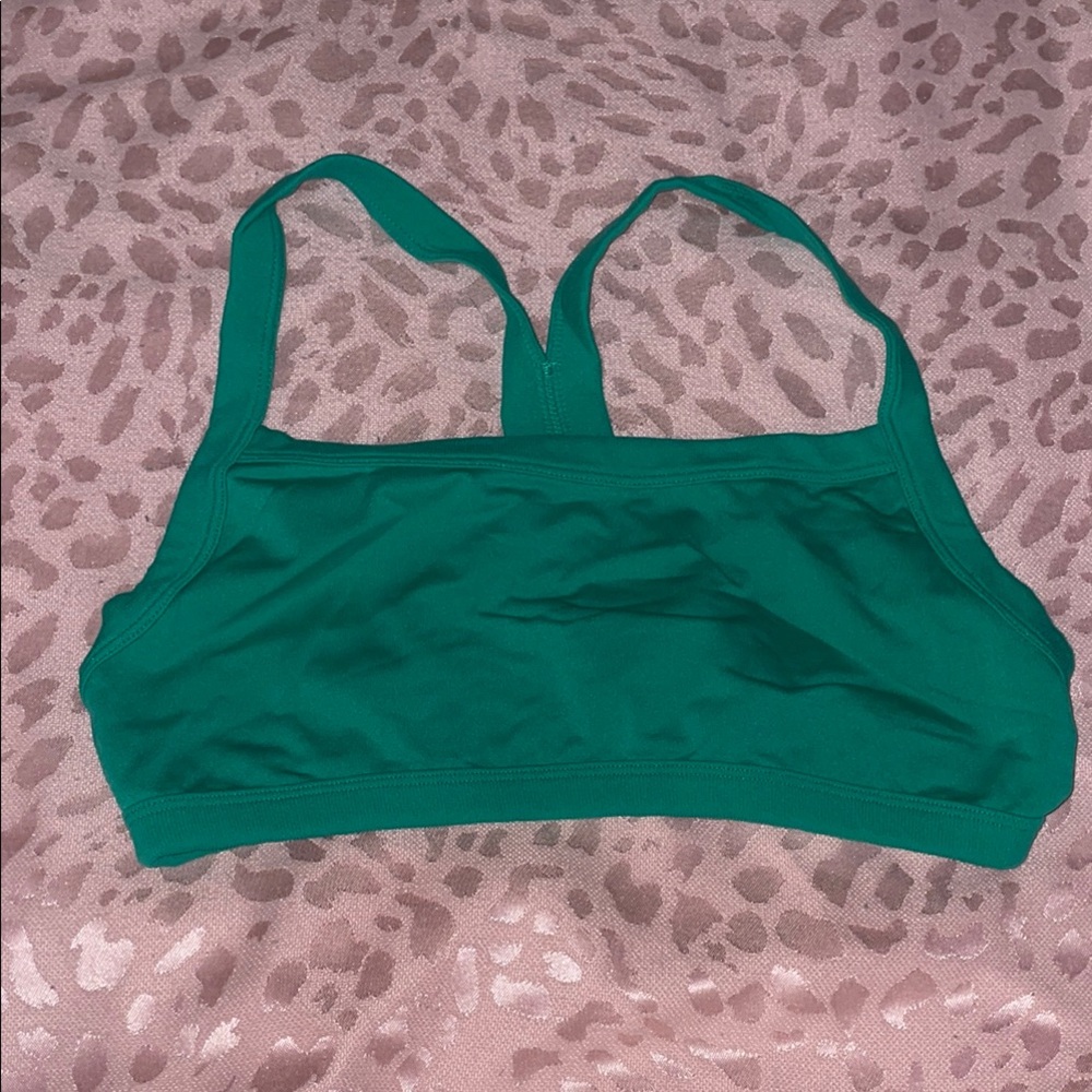 Green Sports Bra